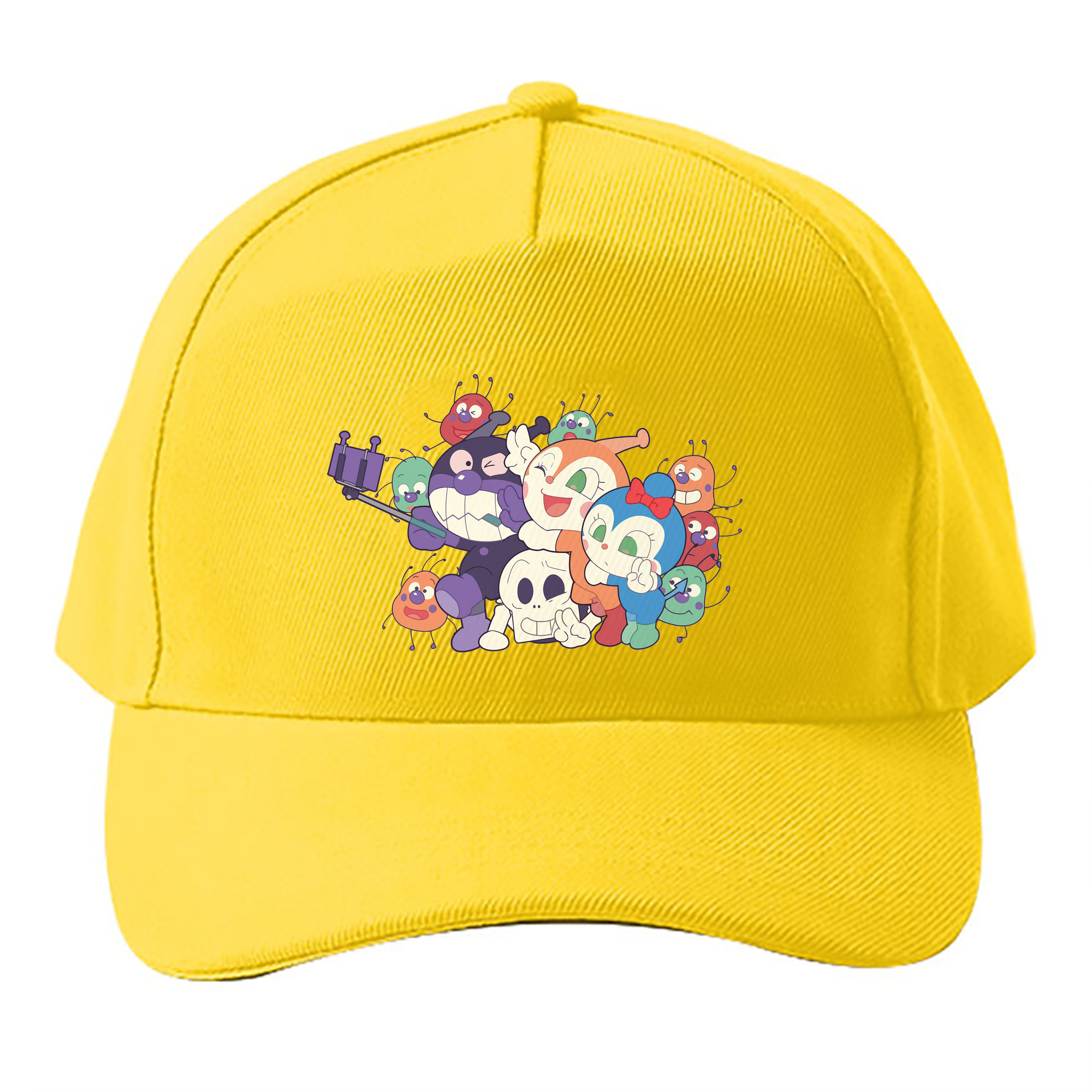 （画像用） アンパンマン Anpanman ベースボールキャップ 綿100％ 男女兼用 帽子 スポーツ